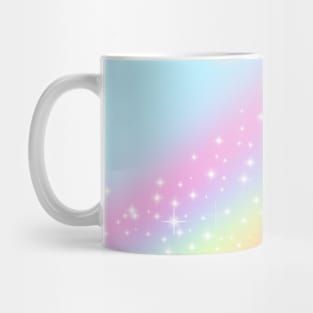 Rainbow Kawaii Stars sparkle Mug